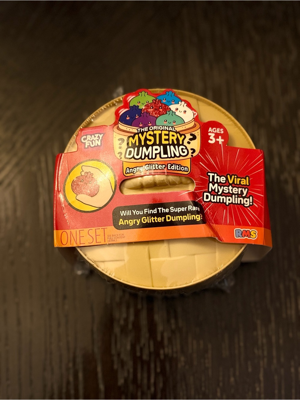 RMS Crazy Fun The Original Mystery Dumpling Squishy Angry Glitter Edition